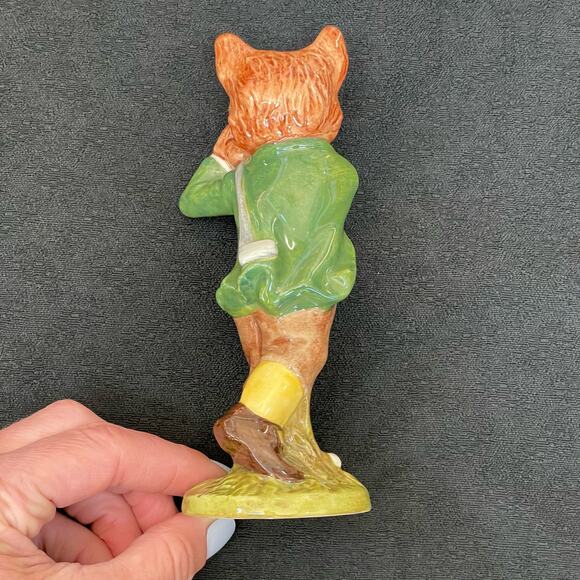 Royal Doulton Sporting Characters Collection A Round With Foxy Figurine Vtg 1999 - Picture 11 of 13